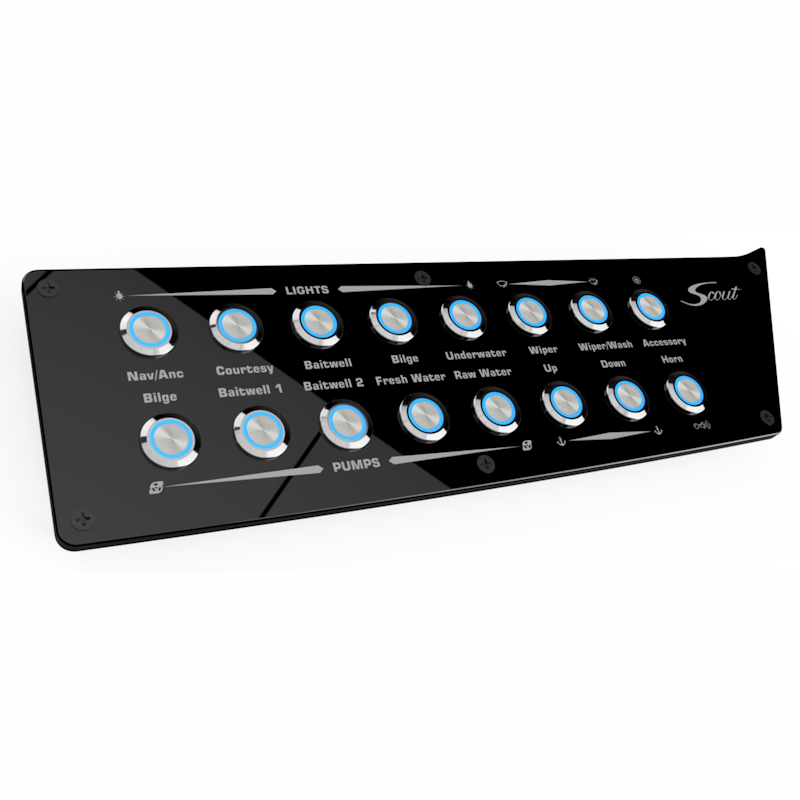 Switch Panel | Center Console | Scout 255 LXF | American Offshore