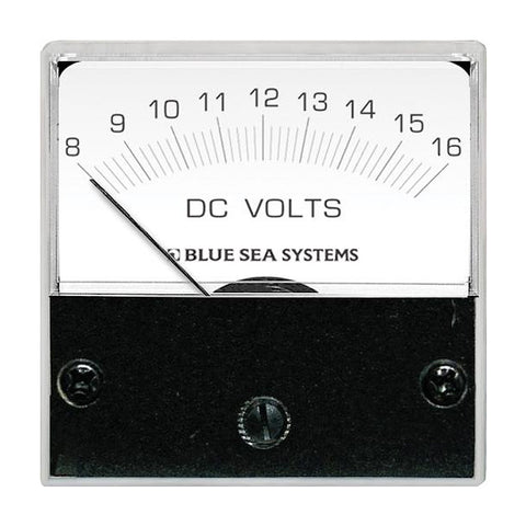 Blue Sea 8028 DC Analog Micro Voltmeter - 2" Face, 8-16 Volts DC [8028] - American Offshore