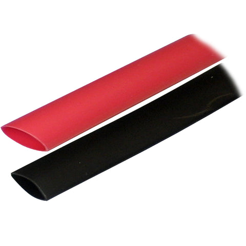 Ancor Adhesive Lined Heat Shrink Tubing (ALT) - 3/4" x 3" - 2-Pack - Black/Red [306602] - American Offshore