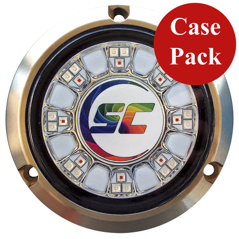 Shadow- Caster SCR-24 Bronze Underwater Light - 24 LEDs - Full Color Changing - *Case of 4* [SCR-24-CC-BZ-10CASE] - American Offshore