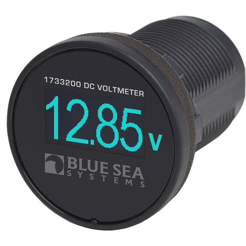 Blue Sea 1733200 Mini OLED Voltmeter - Blue [1733200] - American Offshore