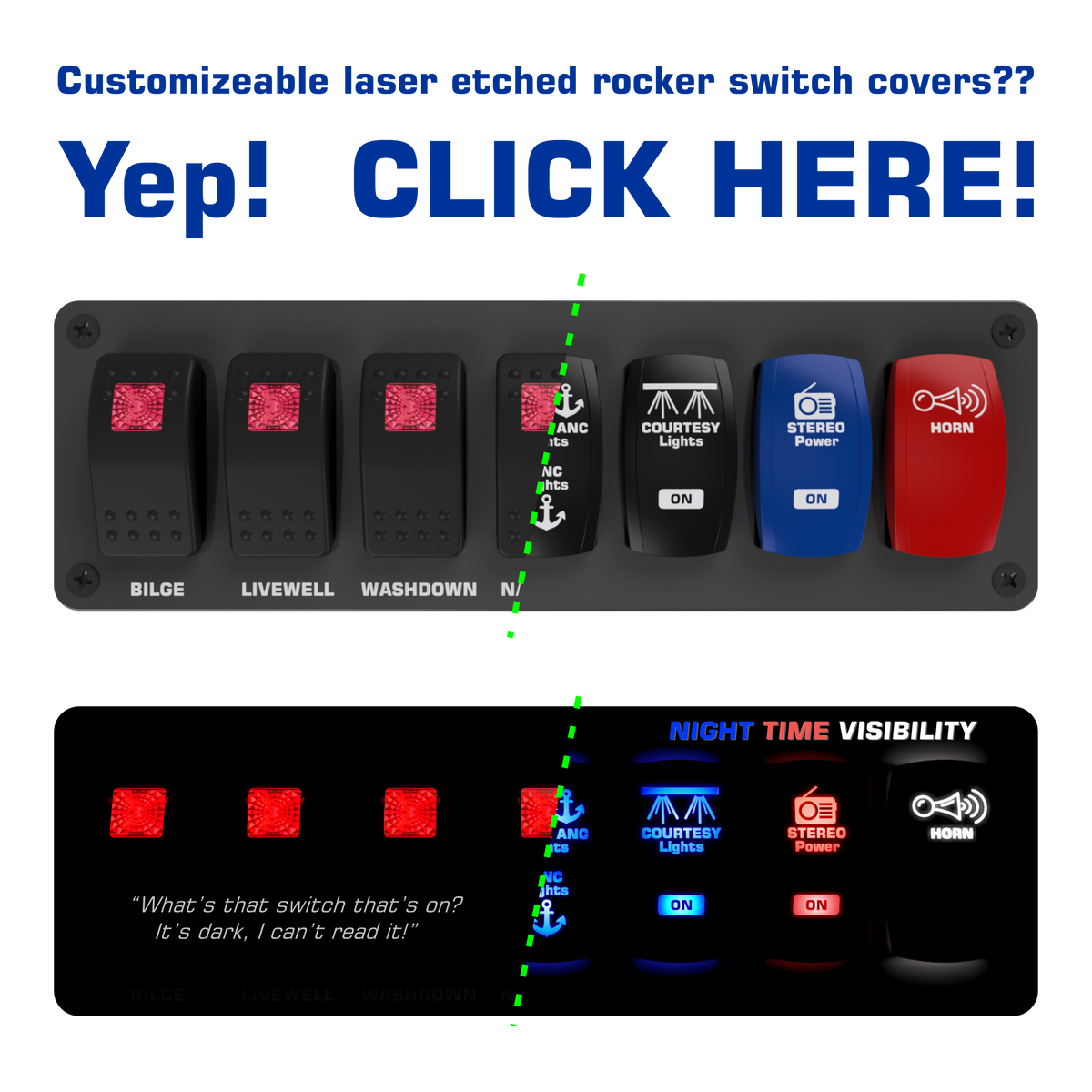 Custom Rocker Switches