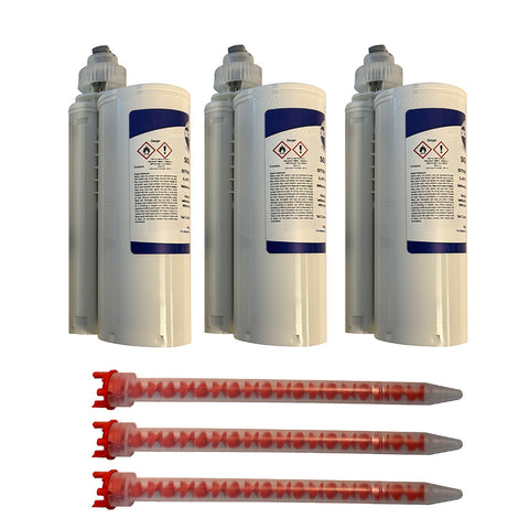Seakeeper Ride 750 Adhesive Installation Kit - (3) SCIGRIP 490 ml 10:1 Ratio Adhesives - (3) Mixing Nozzles (W/O Dispenser) [41229]