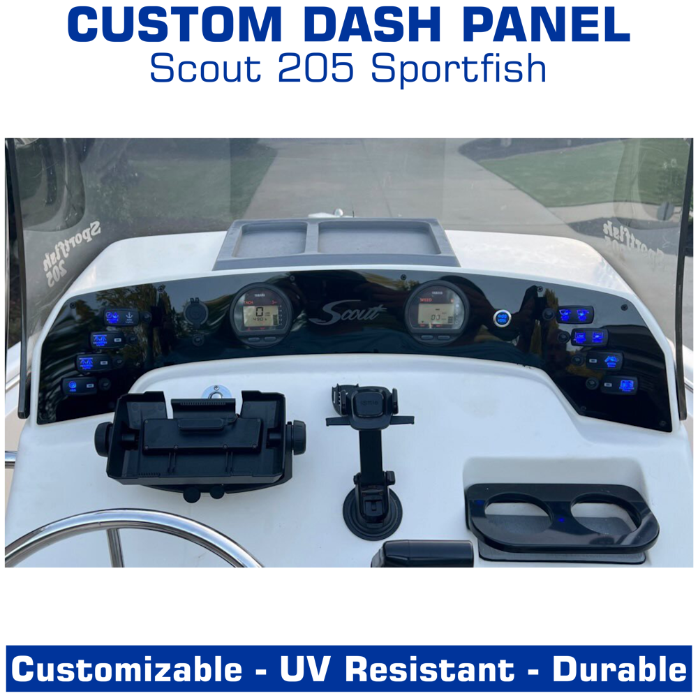 Dash Panel | Center Console | Scout 205 Sportfish | American Offshore