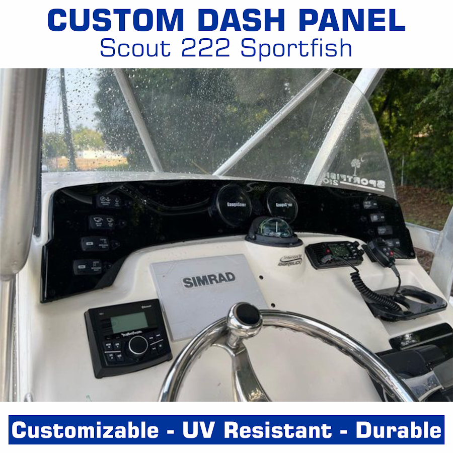 Dash Panel | Center Console | Scout 222 Sportfish | American Offshore