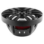 DS18 HYDRO 8" 2-Way Marine Speakers w/RGB LED Lights 375W - Matte Black [NXL-8BK]