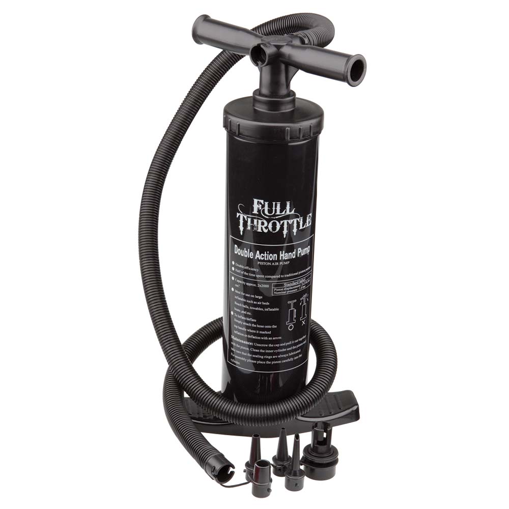 Full Throttle Dual Action Hand Pump - Black [310100-700-999-12]