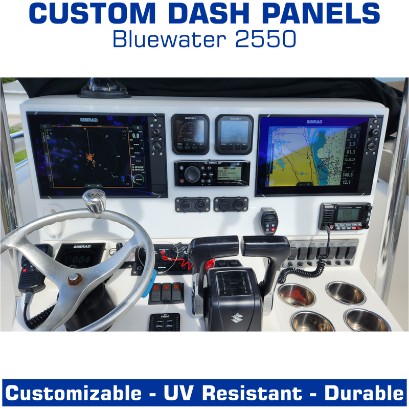 Dash Panels | Center Console | Bluewater 2550 | American Offshore