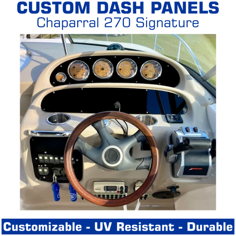 Dash Panels (3-part) | Center Console | Chaparral 270 signature