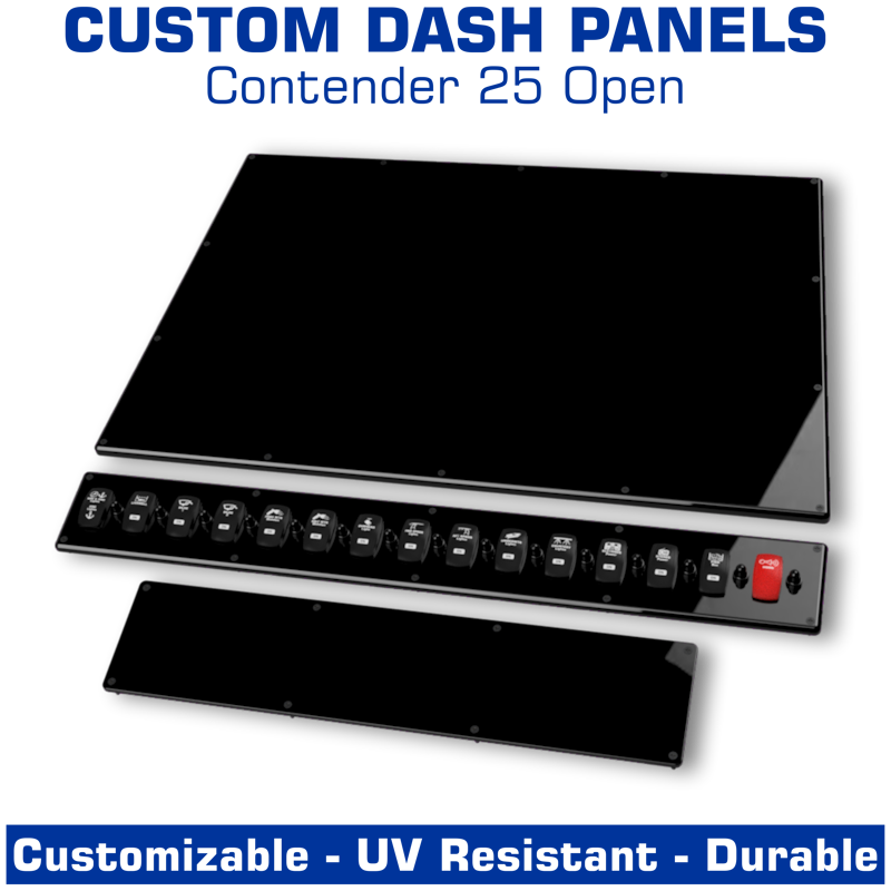 Dash Panels (3-part) | Center Console | Contender 25 Open