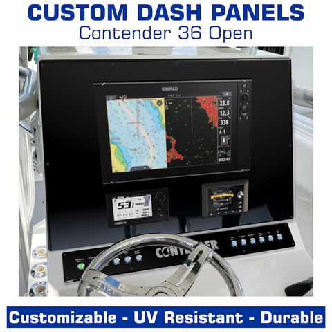 Dash & Switch Panel (2-part) | Center Console | Contender 36 Open