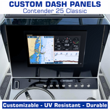 Dash & Switch Panels (3-part) | Center Console | Contender 25 Classic