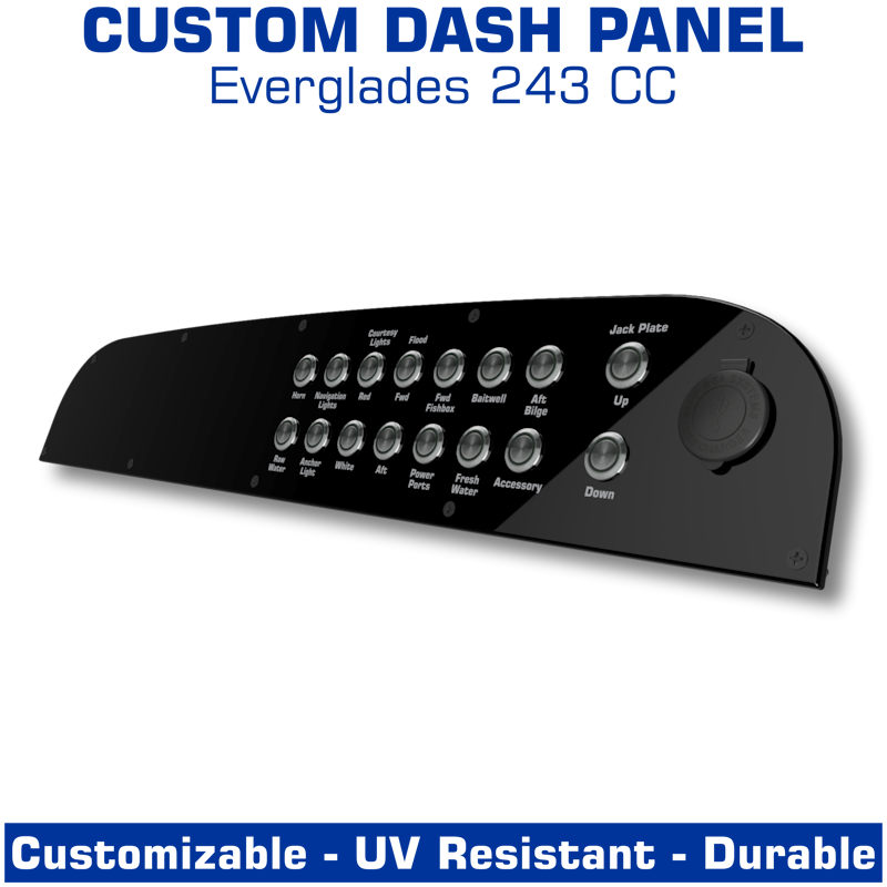 Switch Panel | Center Console | Everglades 243 CC | American Offshore