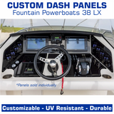 Dash Panels | Fountain Powerboats 38 LX