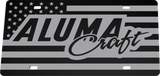 Alumacraft Boats License Plate | Black Gloss Acrylic