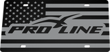 Pro Line Boats License Plate | Black Gloss Acrylic