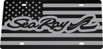 Sea Ray Boats License Plate | Black Gloss Acrylic