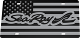 Sea Ray Boats License Plate | Black Gloss Acrylic