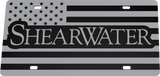 Shearwater Boats License Plate | Black Gloss Acrylic
