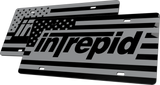 Intrepid Powerboats License Plate | Black Gloss Acrylic