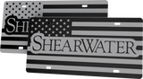Shearwater Boats License Plate | Black Gloss Acrylic