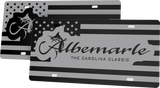Albemarle Boats License Plate | Black Gloss Acrylic
