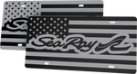 Sea Ray Boats License Plate | Black Gloss Acrylic