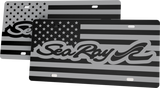 Sea Ray Boats License Plate | Black Gloss Acrylic