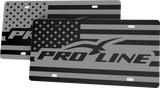 Pro Line Boats License Plate | Black Gloss Acrylic