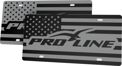 Pro Line Boats License Plate | Black Gloss Acrylic