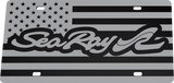 Sea Ray Boats License Plate | Black Gloss Acrylic