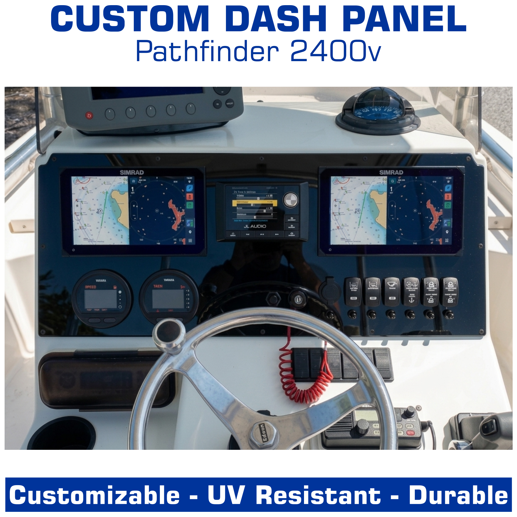 Dash Panel | Center Console | Pathfinder 2400V | American Offshore