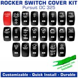 Contura V Laser Etched Rocker Switch Cover Kit | Pursuit DC 325