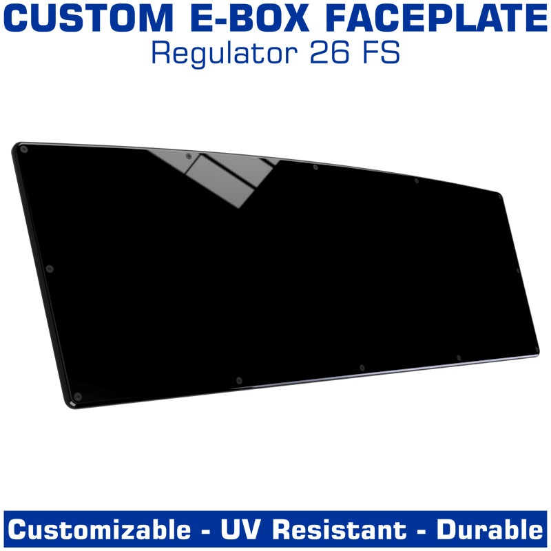 26 fs regulator boat no fish box T-Top E-Box Faceplate | Center Console | How to Snell Hooks: It includes 2 locking fisher life svg Style:Silver