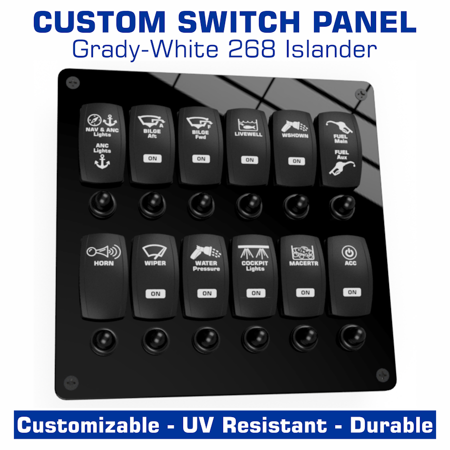 Switch Panel | Side Console | Grady-White 268 Islander | American