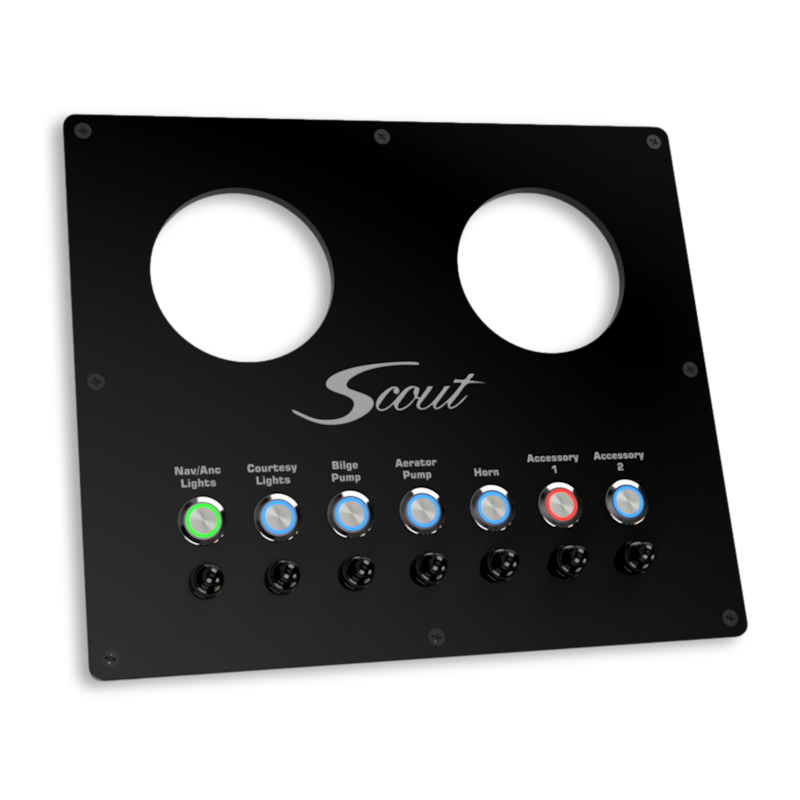 Switch Panel | Center Console | Scout 175 Sportfish | American Offshore