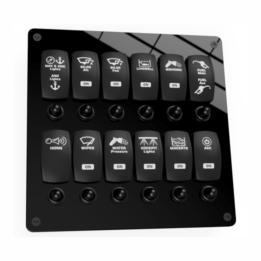 Switch Panel | Side Console | GW 268 Islndr | American Offshore