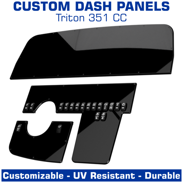 Dash Panels | Center Console | Triton 351 CC | American Offshore