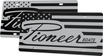 Pioneer Boats License Plate | Black Gloss Acrylic
