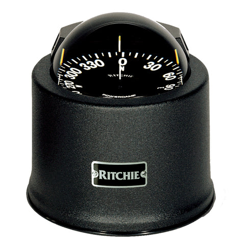 Ritchie SP-5-B GlobeMaster Compass - Pedestal Mount - Black - 5 Degree Card 12V [SP-5-B] - American Offshore
