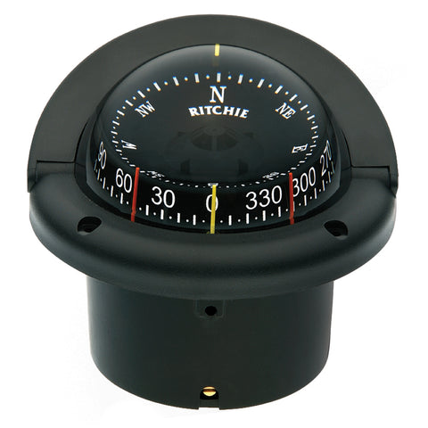 Ritchie HF-743 Helmsman Combidial Compass - Flush Mount - Black [HF-743] - American Offshore