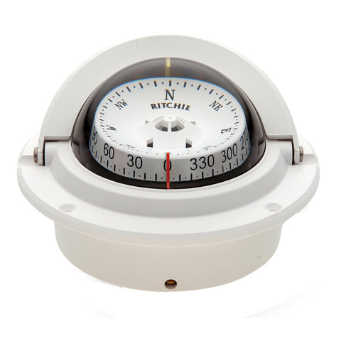 Ritchie F-83W Voyager Compass - Flush Mount - White [F-83W] - American Offshore