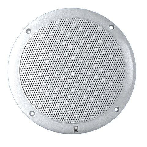 Poly-Planar 6" 2-Way Coax-Integral Grill Marine Speaker - (Pair) White [MA4056W] - American Offshore