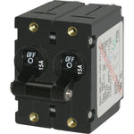 Blue Sea 7234 A-Series Double Pole Toggle - 15A - Black [7234] - American Offshore