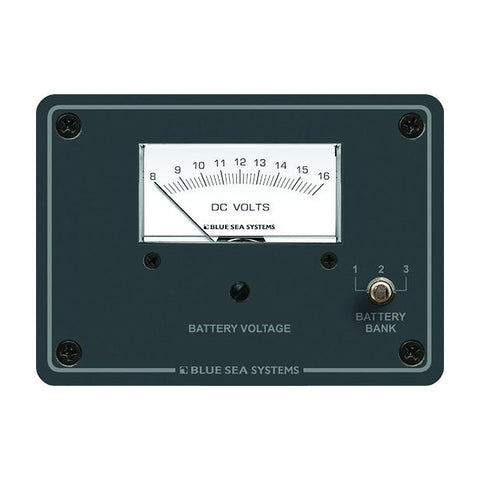 Blue Sea 8015 DC Analog Voltmeter w/Panel [8015] - American Offshore