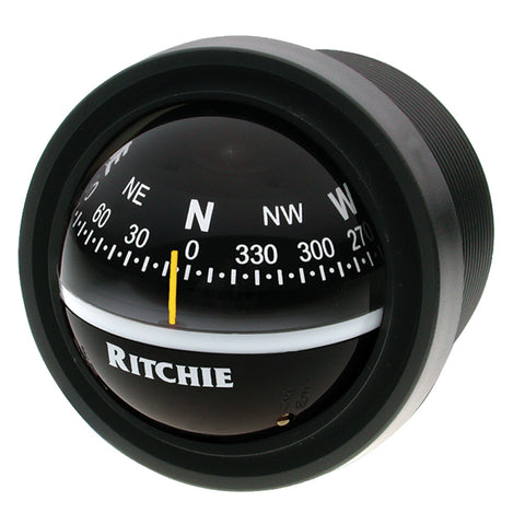 Ritchie V-57.2 Explorer Compass - Dash Mount - Black [V-57.2] - American Offshore