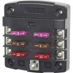 Blue Sea 5033 ST Blade Fuse Block w/out Cover - 6 Circuit w/out Negative Bus [5033] - American Offshore