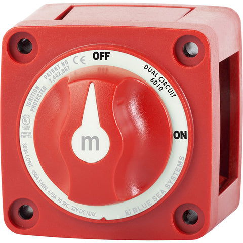 Blue Sea 6010 m-Series (Mini) Battery Switch Dual Circuit [6010] - American Offshore