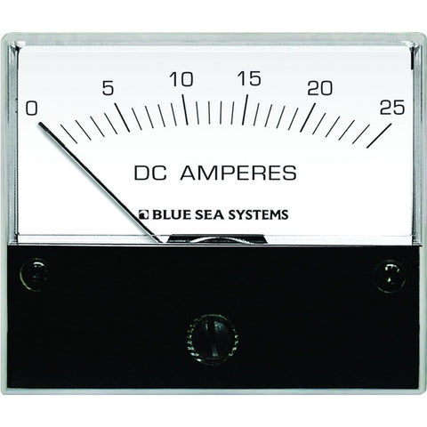 Blue Sea 8005 DC Analog Ammeter - 2-3/4" Face, 0-25 Amperes DC [8005] - American Offshore