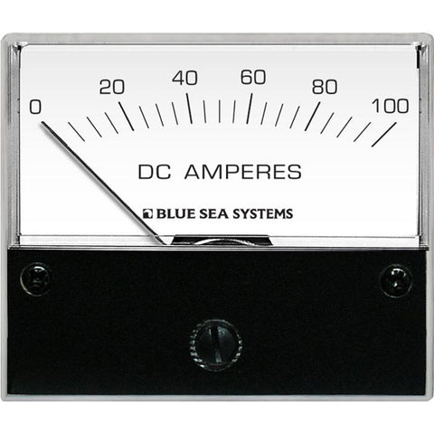 Blue Sea 8017 DC Analog Ammeter - 2-3/4" Face, 0-100 Amperes DC [8017] - American Offshore